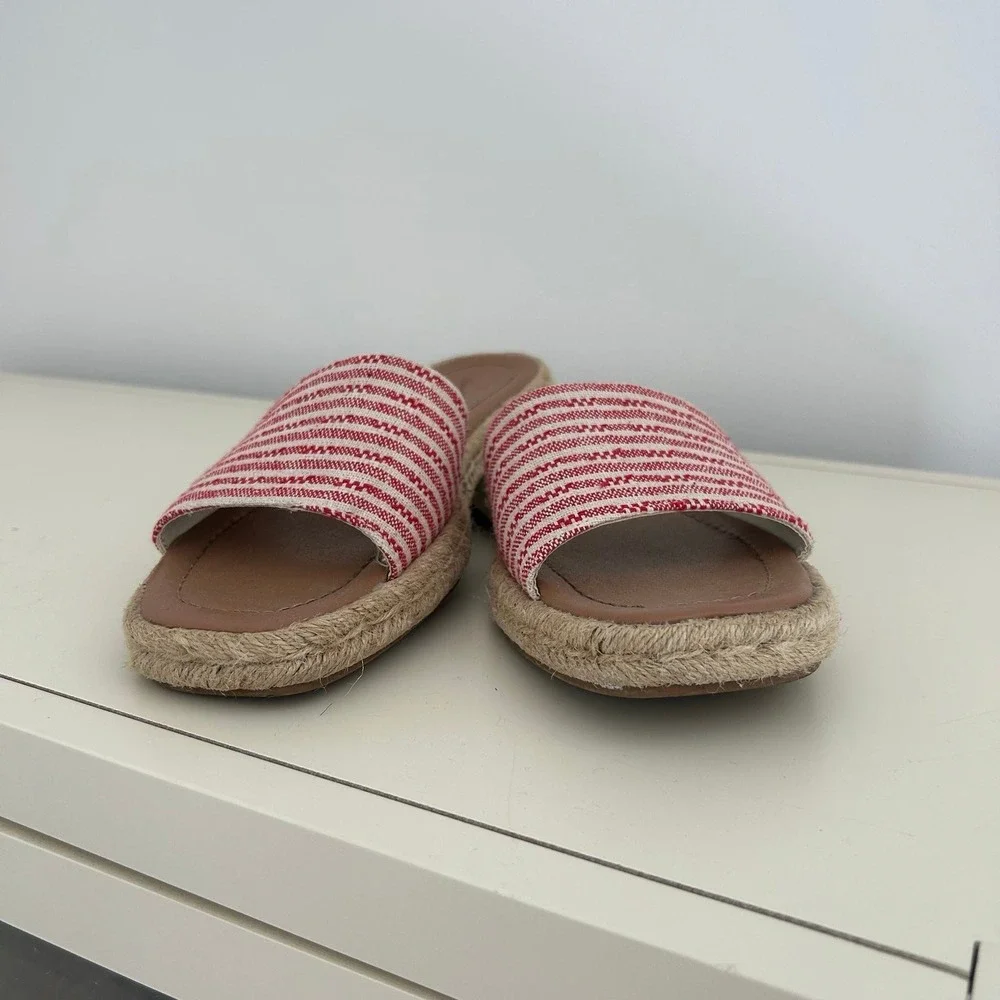 Universal Thread Fisherman Nautical Coastsl Preppy Square Toe Sandals‎ Resort